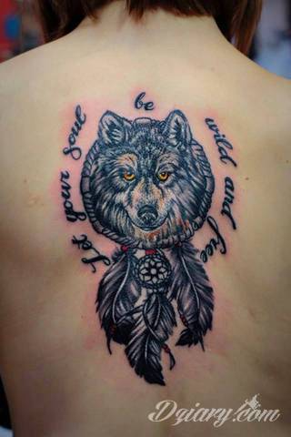 My first tattoo. My little wolf.