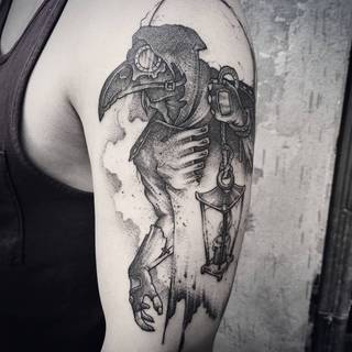 Galeria artysty: Maciej Karśnicki, Właściciel łódzkiego studia @strzygatattoo.  Maciej...