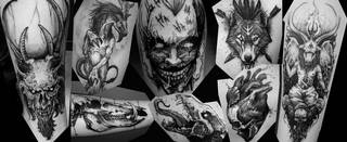 Galeria artysty: Maciej Karśnicki, Właściciel łódzkiego studia @strzygatattoo.  Maciej...