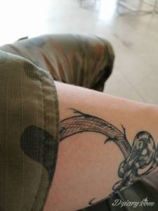 Tatuaże Wysypka? Potówki?  Aktualizacja z dzisiaj, nie smarowałem...