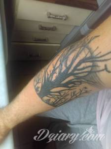 Tatuaże Zaschnięte osocze przy tatuażu Ale wydaje mi się że...