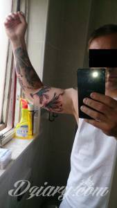 Tatuaże Rękawek ala Trash Polka Biceps.