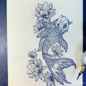 Tatuaże Czy ma to sens? I mała rybka wleciała, pierwszy...