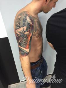 Tatuaże Pierwszy tatuaż - wybór wzoru... Ja mam taką interpretacje husara