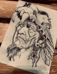 Tatuaże Czy ma to sens? Jeszcze dzisiaj skończony indianiec, zastanawiam...