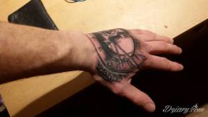 Na poczatku tatuaz wygladal tak