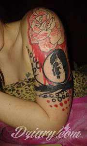 Tatuaże slavicgirl's tattoos No i moje nowe cudeńko....
