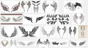 Tatuaże Szukam wzoru skrzydła Szyja/Kark 1.Jak dziarasz w jakimś studio...