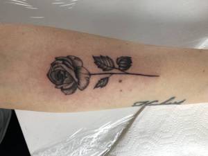 Tatuaże Kolejny tatuaz. Róża  Dodaje fotki
