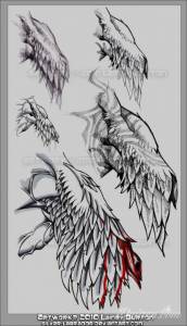 Tatuaże Szukam wzoru skrzydla Film fajny a co do...