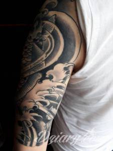 Karp Koi i Lotos, zrobiony...