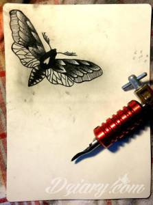 Tatuaże Pierwsze kroki Kolejna praca :)