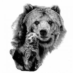 Tatuaże PROŚBA O POMOC W DOKOŃCZENIU... Od strony księżyca wilk z...