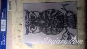 Tatuaże pierwszy wykonany tatuaz  Projekt 4 sowa przepraszam ale nie...