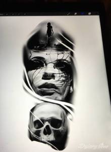 Przesyłam wzór i zdjęcie tatuażu...