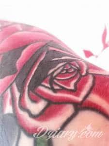 Smaruję easy tattookurcze ciężko samemu...