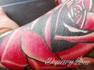 Smaruję easy tattookurcze ciężko samemu...