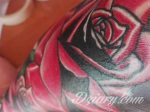 Smaruję easy tattookurcze ciężko samemu...