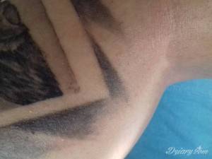 Tutaj wyglada jakby kawalek konturu...