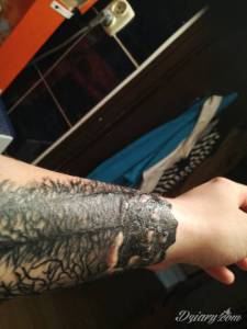 W. Niektórych miejscach są zgrubienia...