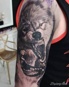 Tatuaże Witam witam  wilki zawsze w modzie :)