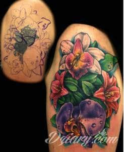 Tatuaże Pomoc przy przerobieniu tatuażu ... podsyłam pare pomysłów coverów oraz...