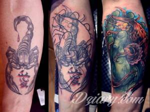 Tatuaże Pomoc przy przerobieniu tatuażu ... podsyłam pare pomysłów coverów oraz...