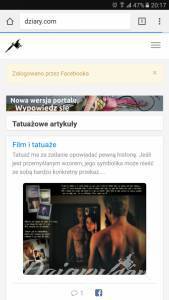 Tatuaże Nowa wersja portalu! Samsung a5 2017 przeglądarka Google...