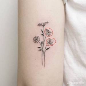 Te 2 kwiatki zaznaczone na...