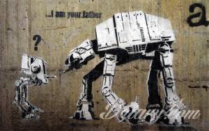 Tatuaże Banksy? Ktoś zna? To też bardzo lubię.