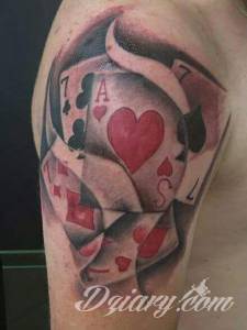 Co myślicie? Karty - tatuaż