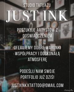 Cześć,do naszego studia tatuażu szukamy... Warszawa - Szukamy tatuatorów do studia