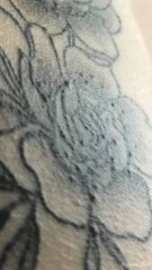 Bąble - pierwszy tatuaz 