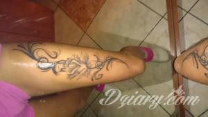 Jeden z 4 tatuaży.. :-*... Moooj