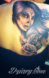 Kolejne dziary już w drodze... Santa Muerte / Róże