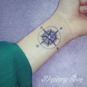 mój pierwszy tatuaż my first tattoo- Kompas