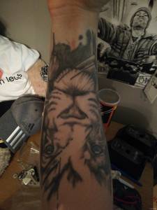 Cześć potrzebuje pomocy albo bardziej... Lew, przedramię, dokończenie tatuażu