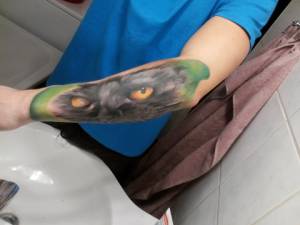 Nieudany duży tatuaż, możliwe pokrycie nowym wzorem?