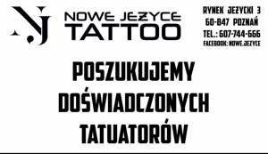 Siemanko ! Do naszej zwariowanej jeżyckiej... Nowe Jeżyce Tattoo&Piercing Poznań ! Tattoo artist wanted !