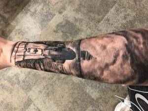 Witam, chciałbym dokończyć całe przedramie... Dokończenie przedramienia