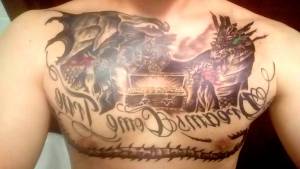 Pierwsza dziara  - klata