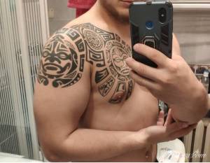 Kontynuacja dziarki Maori