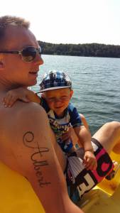 Witam, Mam pytanie odnośnie tatuażu męża. Ma... Tatuaż - ramie/rękaw/imiona dzieci