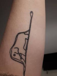 źle zagojony tatuaż?