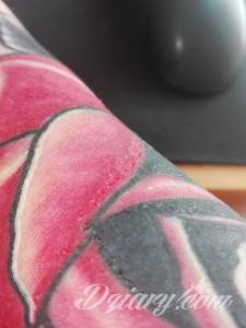 Zakażenie tattoo? Dziwny proces gojenia :(