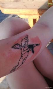 Czerwone łuszczące się plamy