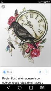 Znaczenie - Kruk zegar i klucz