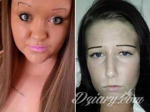 Gdy tatuaż na brwi...