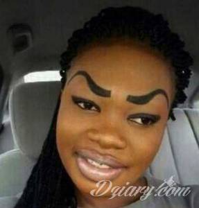 Gdy tatuaż na brwi...