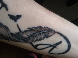 Zrobiłam pierwszy tatuaż ładnie się... Zaczerwienienie